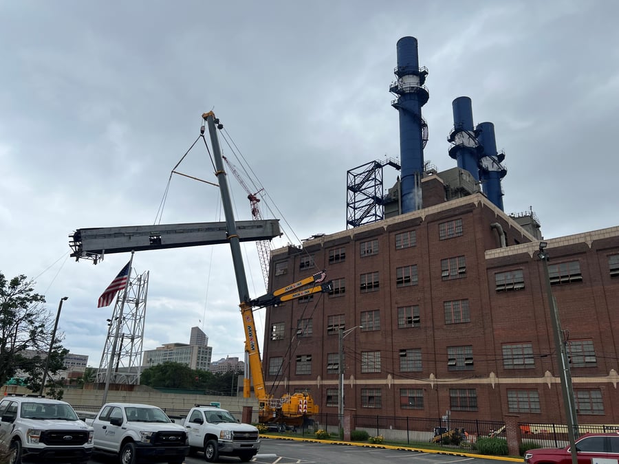 Conveyor Lift over West Street (2)