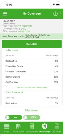 Delta Dental app