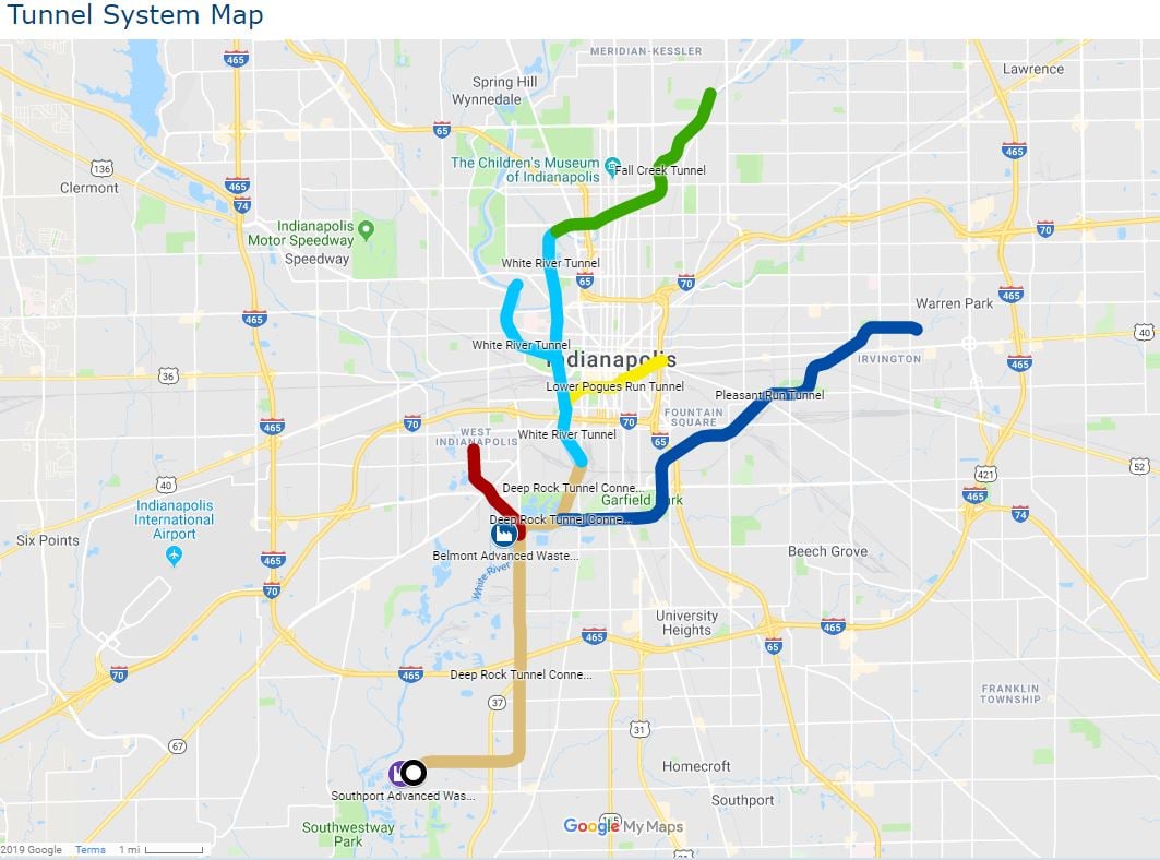 DigIndy map color-coded