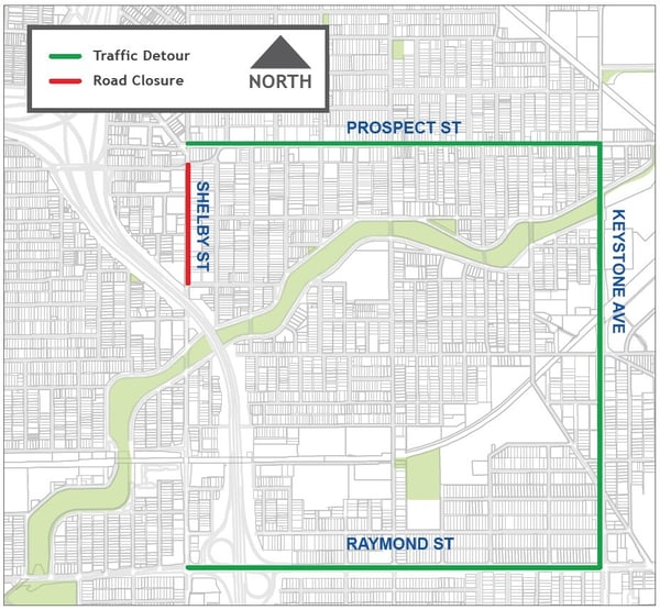 Shelby Street closure snip